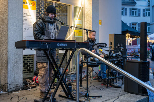 Musik an der Gassenweihnacht